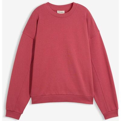 bonprix Oversize-Sweatshirt aus reiner Bio-Baumwollerot 52Damen bonprix Oversize-Sweatshirt aus reiner Bio-Baumwollerot 52Damen
