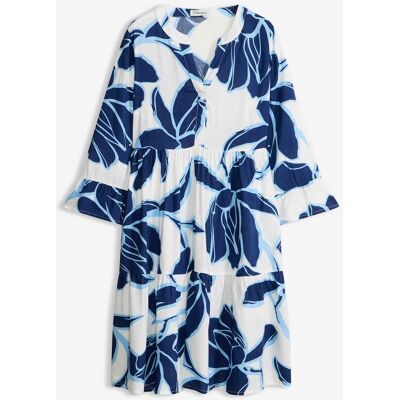 bonprix Tunika-Kleid aus fließender Viskoseweiß 38Damen bonprix Tunika-Kleid aus fließender Viskoseweiß 38Damen