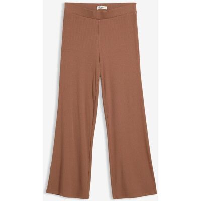 bonprix Verkürzte Ripp-Leggings aus Viskosemixbraun 44Damen bonprix Verkürzte Ripp-Leggings aus Viskosemixbraun 44Damen