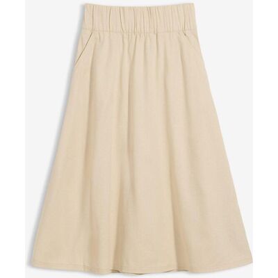 bonprix Twill-Rock aus reiner Baumwollebeige 50Damen bonprix Twill-Rock aus reiner Baumwollebeige 50Damen