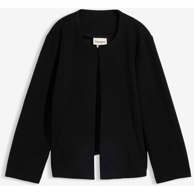 bonprix Scuba-Jacke aus softem Viskose-Mixschwarz 40Damen bonprix Scuba-Jacke aus softem Viskose-Mixschwarz 40Damen