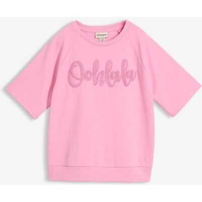 bonprix Sweatshirt aus Baumwoll-Mixrosa 52Damen bonprix Sweatshirt aus Baumwoll-Mixrosa 52Damen