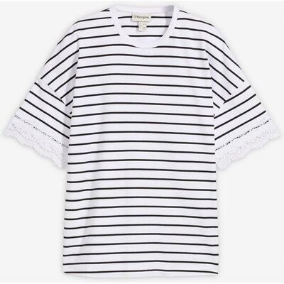 bonprix T-Shirt aus schwerer Baumwolleschwarz 48Damen bonprix T-Shirt aus schwerer Baumwolleschwarz 48Damen