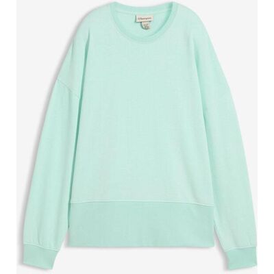 bonprix Oversize-Sweatshirt aus Baumwollmixgrün 48Damen bonprix Oversize-Sweatshirt aus Baumwollmixgrün 48Damen