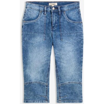 bonprix Capri-Komfort-Stretch-Jeansblau 38Damen bonprix Capri-Komfort-Stretch-Jeansblau 38Damen