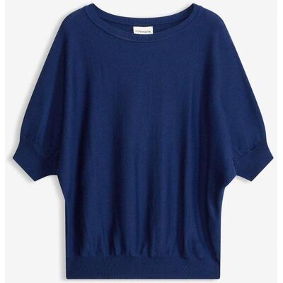 bonprix Feinstrickpullover aus Baumwoll-Mixblau 48Damen bonprix Feinstrickpullover aus Baumwoll-Mixblau 48Damen