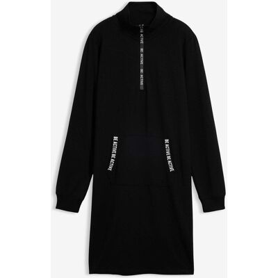 bonprix Weiches Sweatkleidschwarz 52Damen bonprix Weiches Sweatkleidschwarz 52Damen