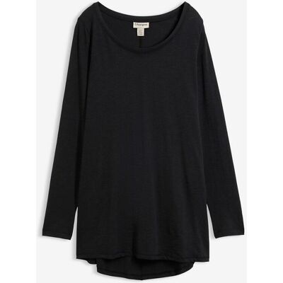bonprix Langarmshirt aus leichtem Slub-Jersey-Materialschwarz 44Damen bonprix Langarmshirt aus leichtem Slub-Jersey-Materialschwarz 44Damen