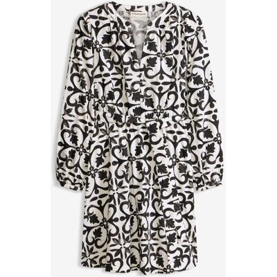 bonprix bedrucktes Kleidweiß 46Damen bonprix bedrucktes Kleidweiß 46Damen