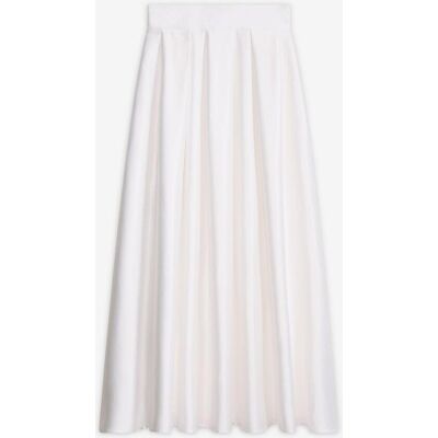 bonprix Maxirock aus glänzendem Satinweiß 40Damen bonprix Maxirock aus glänzendem Satinweiß 40Damen