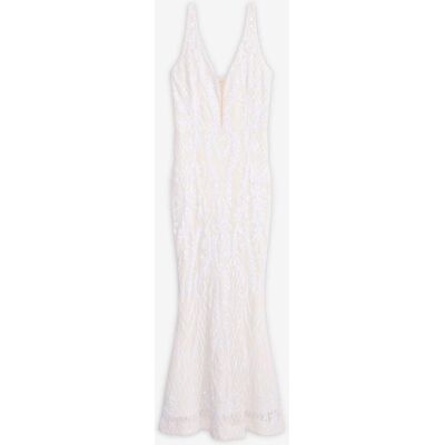 bonprix Brautkleid mit Paillettenstickereiweiß 36Damen bonprix Brautkleid mit Paillettenstickereiweiß 36Damen