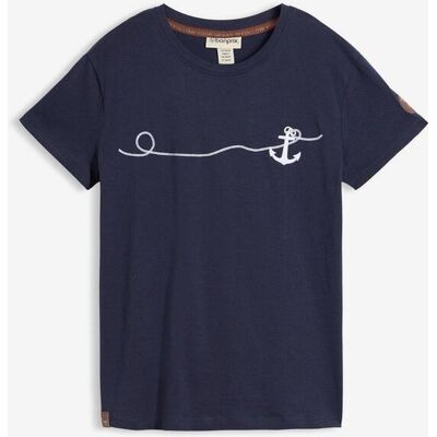 bonprix Besticktes T-Shirtblau 44Damen bonprix Besticktes T-Shirtblau 44Damen