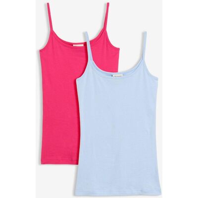 bonprix Spaghettiträger-Top (2er Pack)pink 44Damen bonprix Spaghettiträger-Top (2er Pack)pink 44Damen