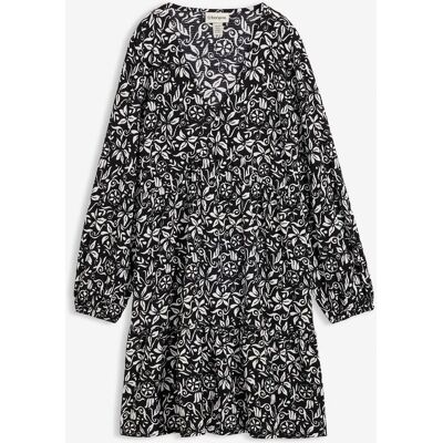 bonprix Tunika-Kleid aus leichtem Crêpeschwarz 40Damen bonprix Tunika-Kleid aus leichtem Crêpeschwarz 40Damen