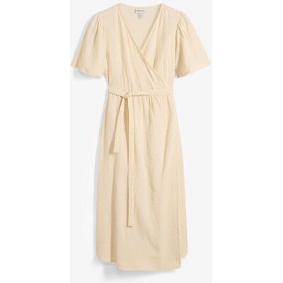 bonprix 2-in-1 Umstands- und Stillkleid aus Baumwoll-Musselinbeige 44Damen bonprix 2-in-1 Umstands- und Stillkleid aus Baumwoll-Musselinbeige 44Damen