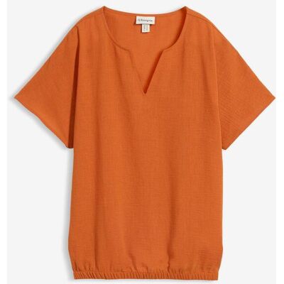 bonprix Oversize-Bluse mit Elastiksaumorange 44Damen bonprix Oversize-Bluse mit Elastiksaumorange 44Damen
