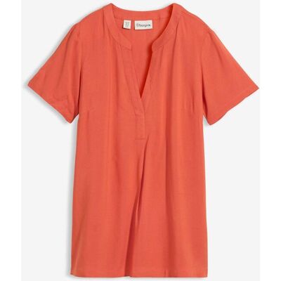 bonprix Long-Tunika aus reiner Viskoserot 50Damen bonprix Long-Tunika aus reiner Viskoserot 50Damen