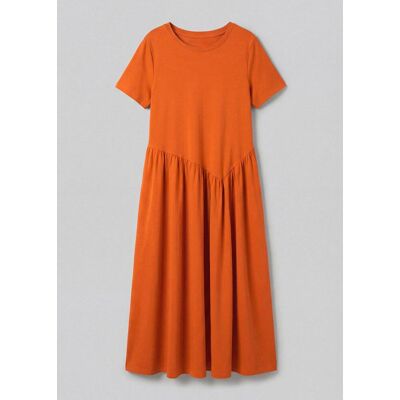 bonprix Jersey-Kleid aus reiner Bio-Baumwolleorange 40Damen bonprix Jersey-Kleid aus reiner Bio-Baumwolleorange 40Damen