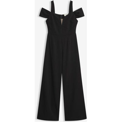 bonprix Overall aus strukturiertem Crepéschwarz 44Damen bonprix Overall aus strukturiertem Crepéschwarz 44Damen