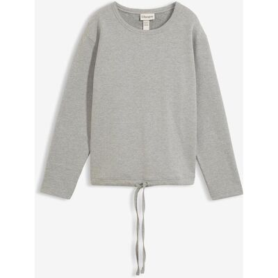 bonprix Sweatshirt mit Bio-Baumwollegrau 44Damen bonprix Sweatshirt mit Bio-Baumwollegrau 44Damen