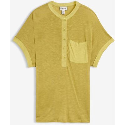 bonprix T-Shirt aus reiner Viskosegrün 44Damen bonprix T-Shirt aus reiner Viskosegrün 44Damen