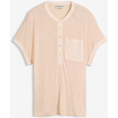 bonprix T-Shirt aus reiner Viskosebeige 36Damen bonprix T-Shirt aus reiner Viskosebeige 36Damen