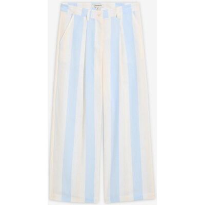 bonprix Palazzo-Hose in Leinen-Optikweiß 40Damen bonprix Palazzo-Hose in Leinen-Optikweiß 40Damen
