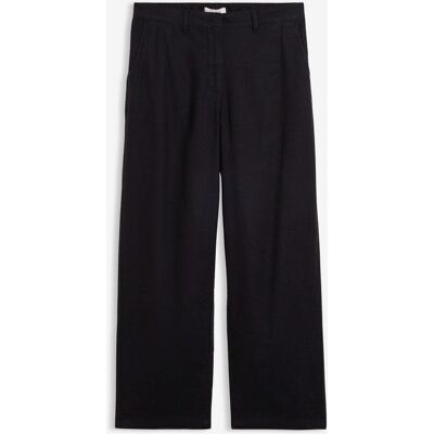 bonprix Barrel-Hose aus Leinen-Viskose-Mixschwarz 36Damen bonprix Barrel-Hose aus Leinen-Viskose-Mixschwarz 36Damen