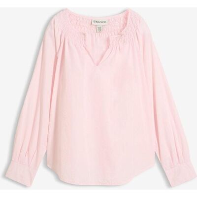bonprix Tunika mit Seidenanteilrosa 52Damen bonprix Tunika mit Seidenanteilrosa 52Damen