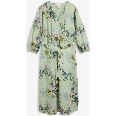 bonprix Maxikleid aus Ramiegrün 48Damen bonprix Maxikleid aus Ramiegrün 48Damen