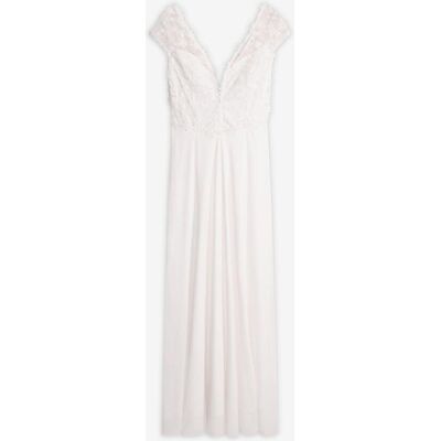 bonprix Brautkleid mit Spitzeweiß 44Damen bonprix Brautkleid mit Spitzeweiß 44Damen