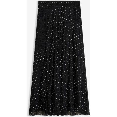 bonprix Chiffon-Rock in Crash-Optikschwarz 52Damen bonprix Chiffon-Rock in Crash-Optikschwarz 52Damen