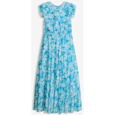 bonprix Maxikleid aus reiner Baumwolleblau 38Damen bonprix Maxikleid aus reiner Baumwolleblau 38Damen