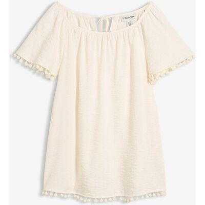 bonprix Bluse aus softem Viskose-Mixweiß 40Damen bonprix Bluse aus softem Viskose-Mixweiß 40Damen