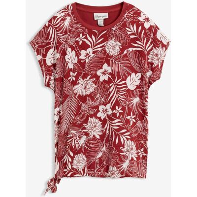 bonprix T-Shirt aus Viskosemixrot 36Damen bonprix T-Shirt aus Viskosemixrot 36Damen