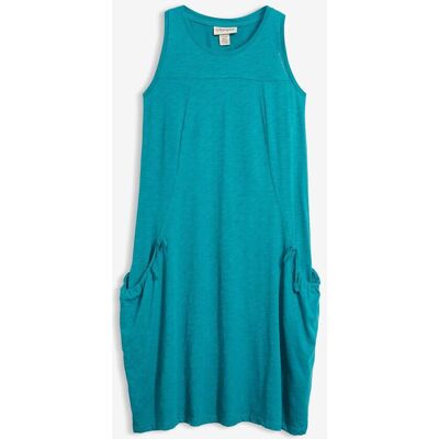 bonprix Baumwoll-Jerseykleid mit Taschenpetrol 48Damen bonprix Baumwoll-Jerseykleid mit Taschenpetrol 48Damen
