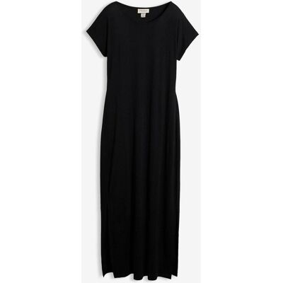 bonprix Jerseykleid aus fließendem Viskose-Elasthan-Mixschwarz 40Damen bonprix Jerseykleid aus fließendem Viskose-Elasthan-Mixschwarz 40Damen