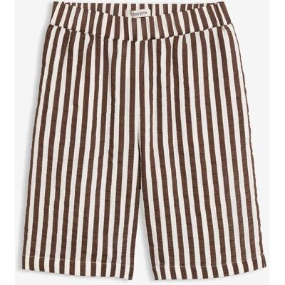 bonprix Musselin-Shorts aus reiner Baumwollebraun 46Damen bonprix Musselin-Shorts aus reiner Baumwollebraun 46Damen
