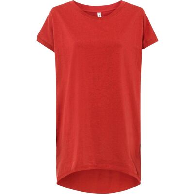 bonprix Longshirt aus reiner Baumwollerot 40Damen bonprix Longshirt aus reiner Baumwollerot 40Damen