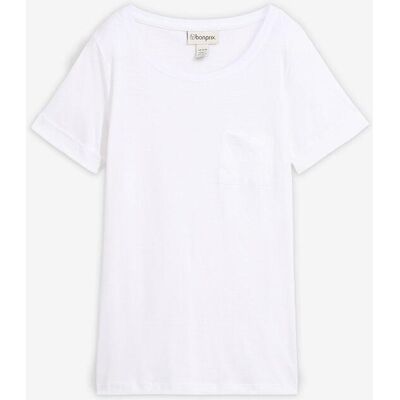 bonprix T-Shirt aus reiner Bio-Baumwolleweiß 56Damen bonprix T-Shirt aus reiner Bio-Baumwolleweiß 56Damen