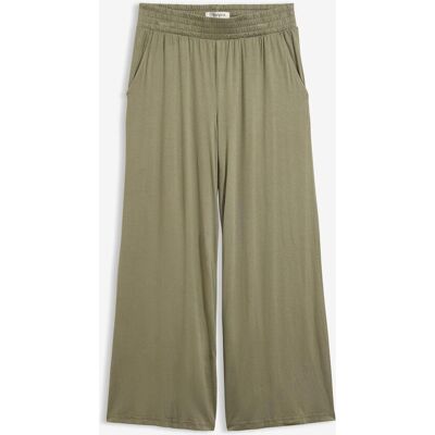 bonprix Jersey-Hose aus fließendem Viskose-Mix, 7-8-Längegrün 52Damen bonprix Jersey-Hose aus fließendem Viskose-Mix, 7-8-Längegrün 52Damen