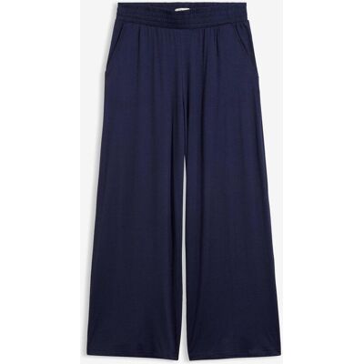bonprix Jersey-Hose aus fließendem Viskose-Mix, 7-8-Längeblau 40Damen bonprix Jersey-Hose aus fließendem Viskose-Mix, 7-8-Längeblau 40Damen