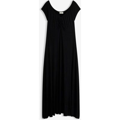 bonprix Maxikleid aus Viskose-Mixschwarz 52Damen bonprix Maxikleid aus Viskose-Mixschwarz 52Damen