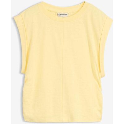 bonprix Shirt aus reiner Baumwollegelb 48Damen bonprix Shirt aus reiner Baumwollegelb 48Damen