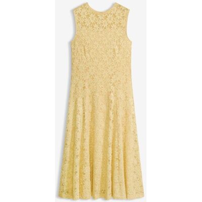 bonprix Spitzenkleid in Midi-Längegelb 40Damen bonprix Spitzenkleid in Midi-Längegelb 40Damen