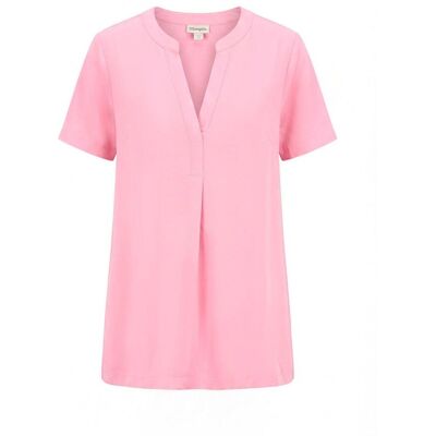 bonprix Long-Tunika aus reiner Viskoserosa 50Damen bonprix Long-Tunika aus reiner Viskoserosa 50Damen