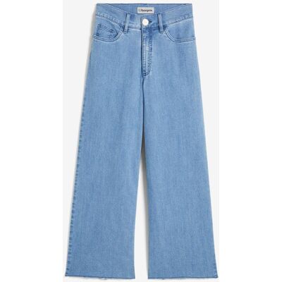 bonprix Wide-Leg-Jeans, High Waist, croppedblau 52Damen bonprix Wide-Leg-Jeans, High Waist, croppedblau 52Damen