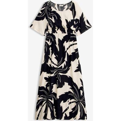 bonprix Maxikleid aus fließender Viskoseweiß 38Damen bonprix Maxikleid aus fließender Viskoseweiß 38Damen