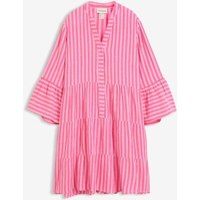 bonprix Tunika-Kleid aus luftigem Musselinrosa 38Damen bonprix Tunika-Kleid aus luftigem Musselinrosa 38Damen