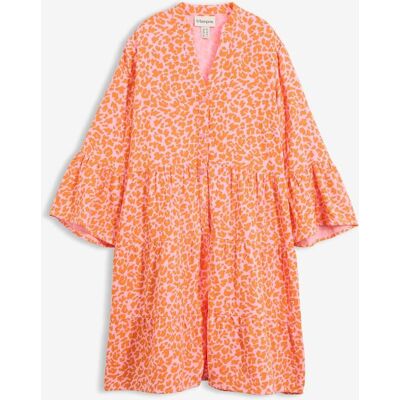 bonprix Tunika-Kleid aus reiner Baumwollerosa 44Damen bonprix Tunika-Kleid aus reiner Baumwollerosa 44Damen